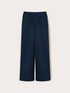 Pantaloni palazzo in twill di cotone image number 3