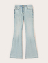 Jeans flare push-up a vita alta image number 4