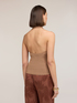 Top in maglia traforata con colletto image number 1