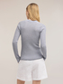 Cardigan in maglia a coste misto lurex image number 1