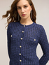 Cardigan in maglia traforata image number 3