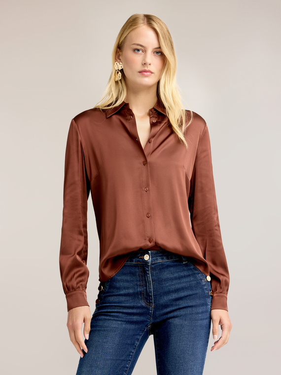 Camicia in raso