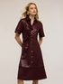 Vestito chemisier con dettagli traforati image number 0