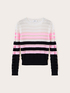 Maglia a righe in misto viscosa image number 4