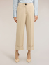 Pantaloni wide in tessuto tecnico misto cotone image number 2