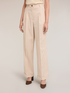 Pantaloni palazzo in misto lino a righe image number 0