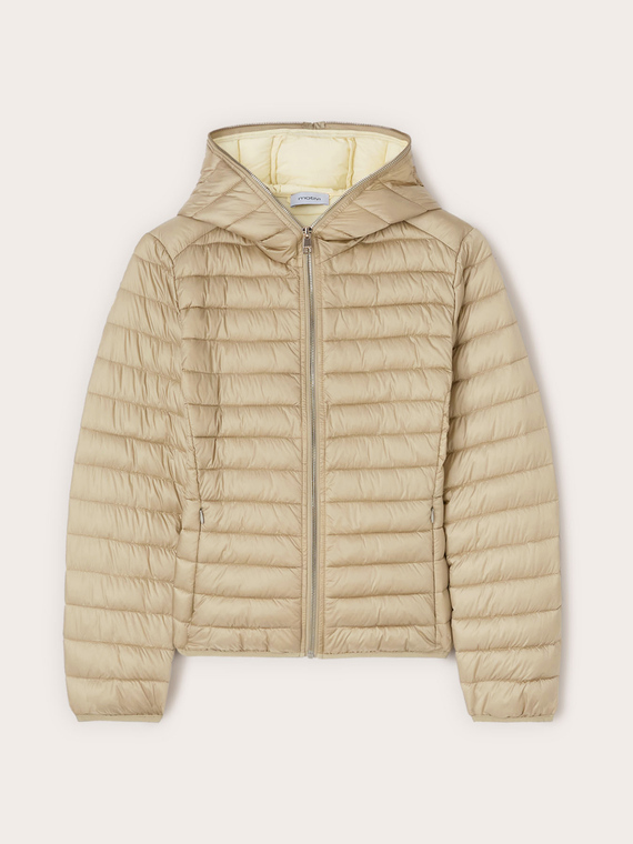 Piumino lightweight con cappuccio