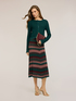 Cardigan corto in maglia effetto pizzo image number 0