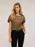 Blusa con maniche a petalo image number 0