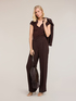 Polo in maglia con bordi in paillettes image number 3