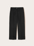 Pantaloni wide in tessuto tecnico misto cotone image number 3