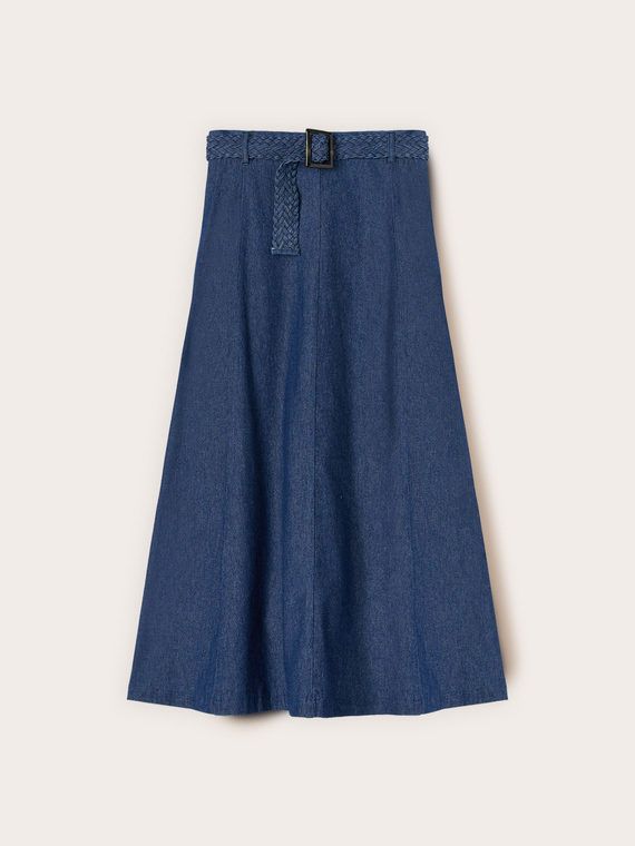 Gonna a teli in chambray