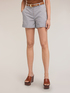 Shorts a righe in misto cotone image number 0
