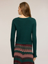 Cardigan corto in maglia effetto pizzo image number 1