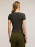 T-shirt con applicazioni di strass image number 1