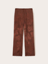 Pantaloni palazzo in raso jacquard image number 4