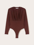 Body in jersey con drappeggio image number 4