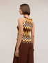 Top in maglia fantasia chevron image number 1