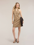 Vestito linea ad A misto lino image number 0