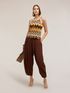 Top in maglia fantasia chevron image number 2