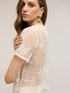 Blusa in pizzo con ricami image number 3
