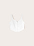 Top bustier in misto lino lyocell image number 4