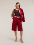 Top in jersey con bordo in maglia image number 3