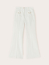 Pantaloni flare in drill di cotone image number 4