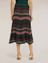 Gonna in maglia fantasia chevron image number 1