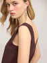 Top in maglia misto lino image number 2