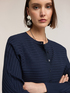 Cardigan in maglia a coste orizzontali image number 3