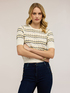 Maglia a righe chevron in misto viscosa image number 0