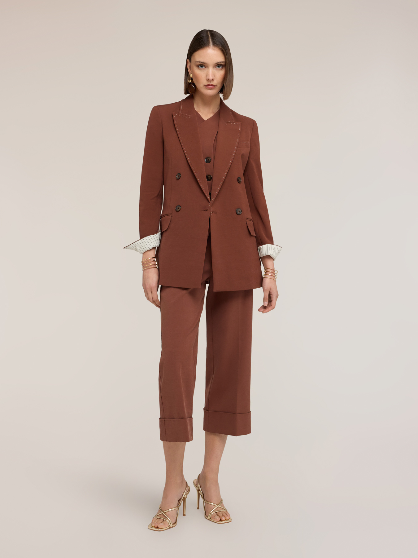 Giacca con impunture The Tailoring Lab image number 0