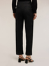 Pantaloni wide in tessuto tecnico misto cotone image number 1