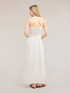 Vestito flare lungo in misto lino image number 1