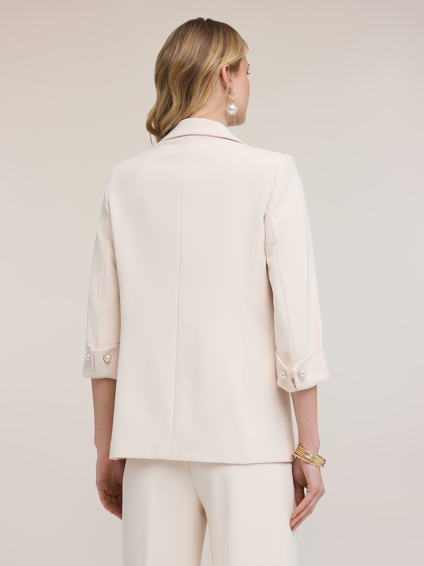 Giacca blazer con gemelli gioiello image number 1