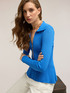 Maglia a righe con peplo image number 3