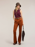 Pantaloni flare con tasche image number 0
