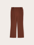 Pantaloni kick flare in cotone tecnico image number 3