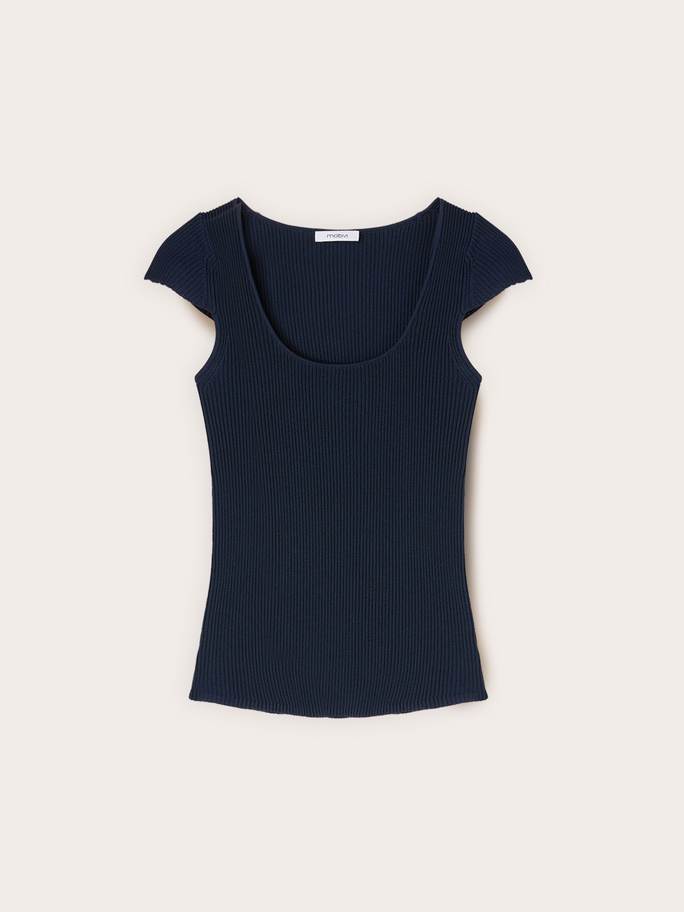Maglia a coste in misto viscosa image number 4