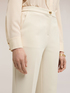 Pantaloni flare in tessuto armaturato image number 3