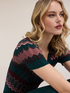 Maglia misto lurex fantasia chevron image number 2