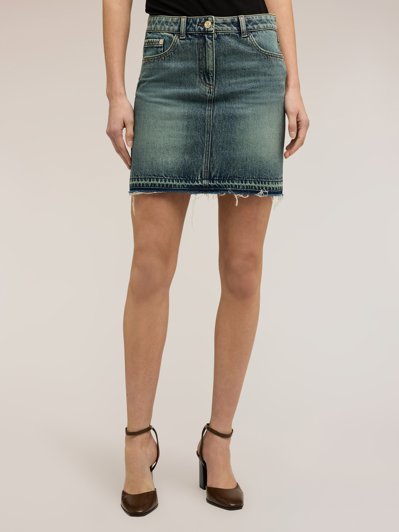 Minigonna in denim image number 2