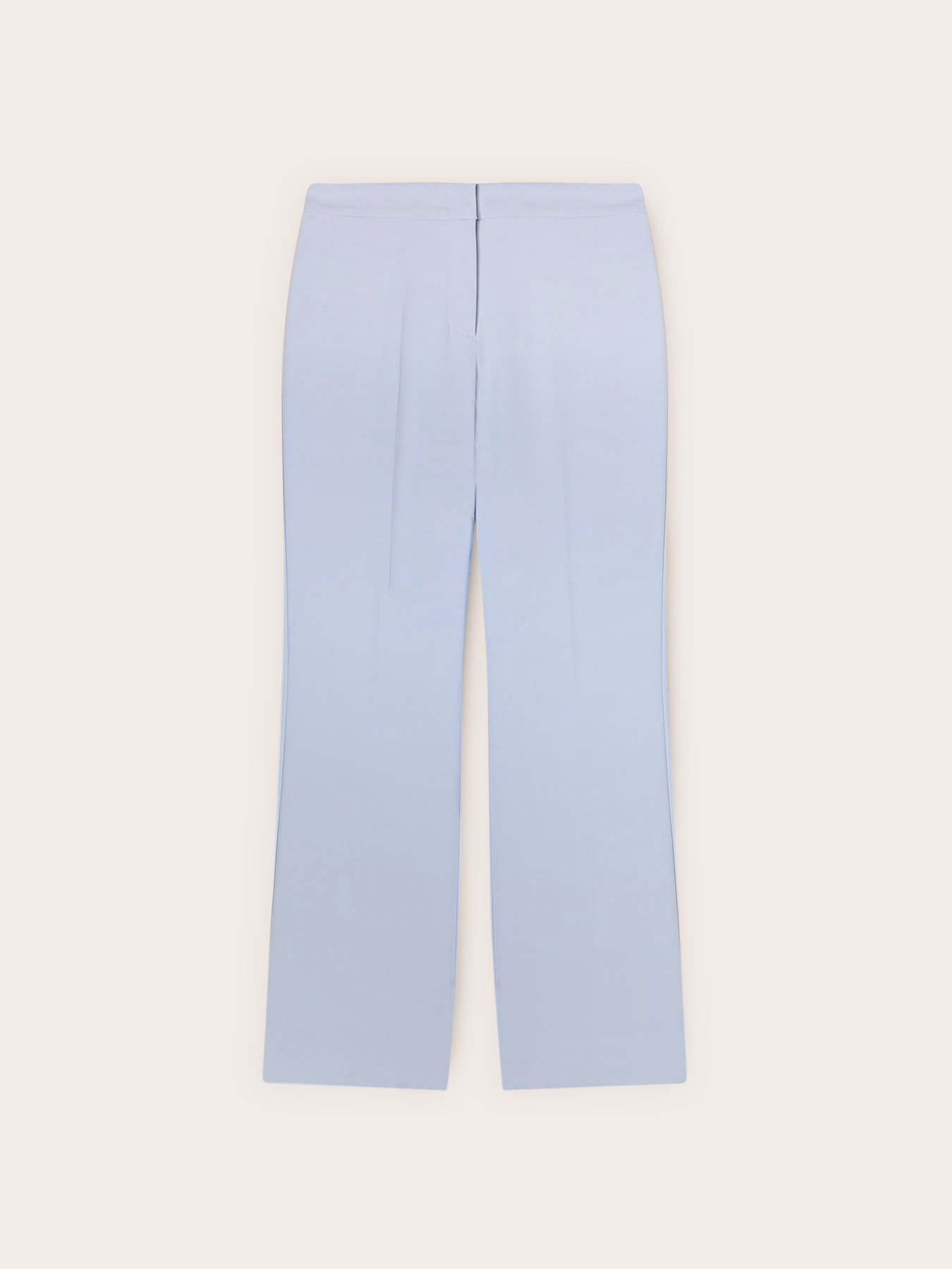 Pantaloni cropped in cady cr&ecirc;pe image number 3