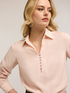 Blusa in raso con colletto image number 2