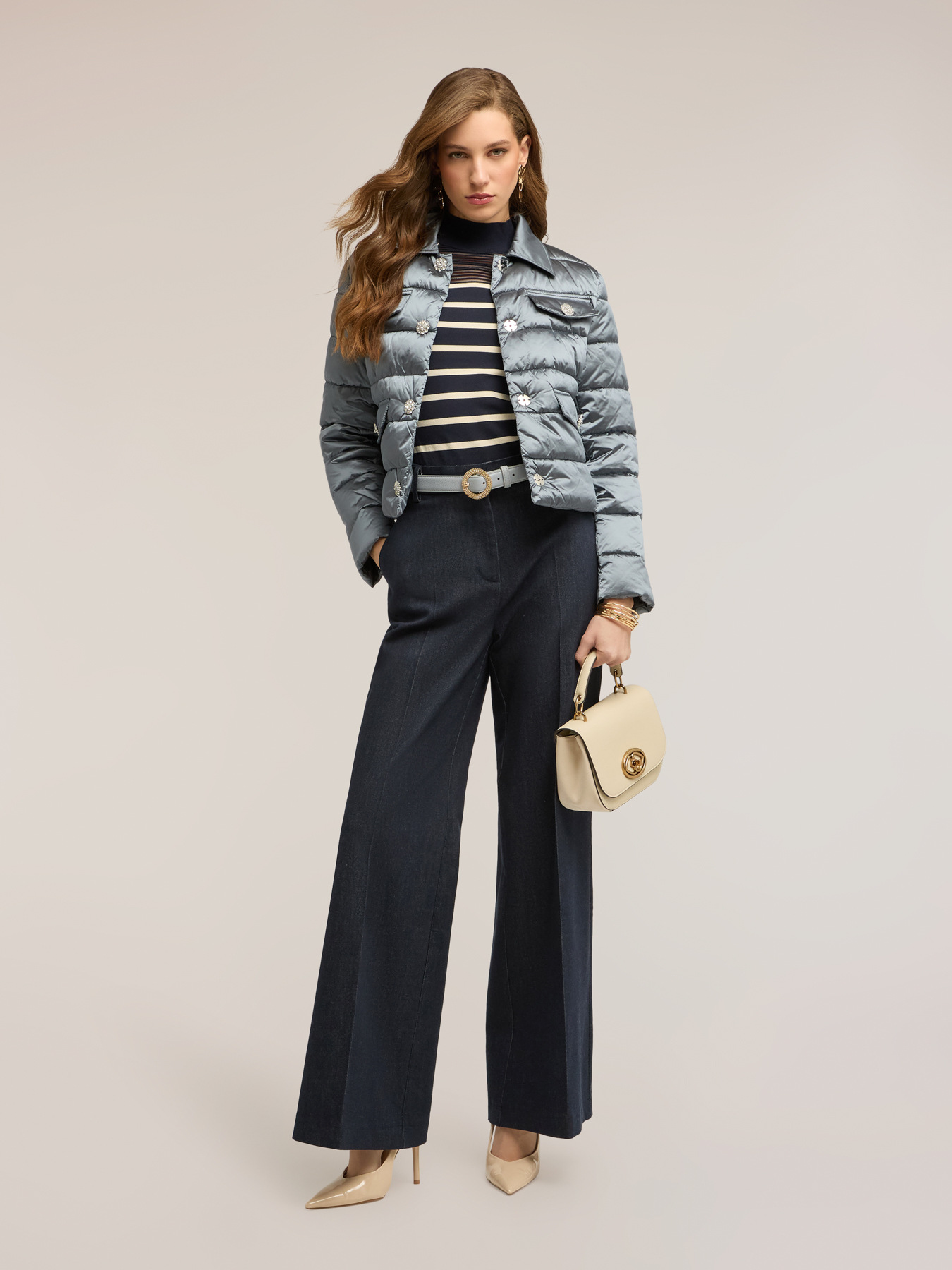 Jeans palazzo in denim image number 0