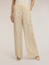 Pantaloni palazzo in raso jacquard image number 2