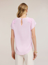 Blusa in cr&ecirc;pe de chine con pieghe image number 1