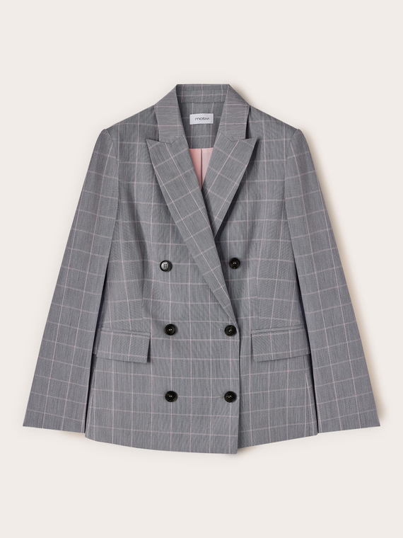 Giacca blazer fantasia principe di Galles