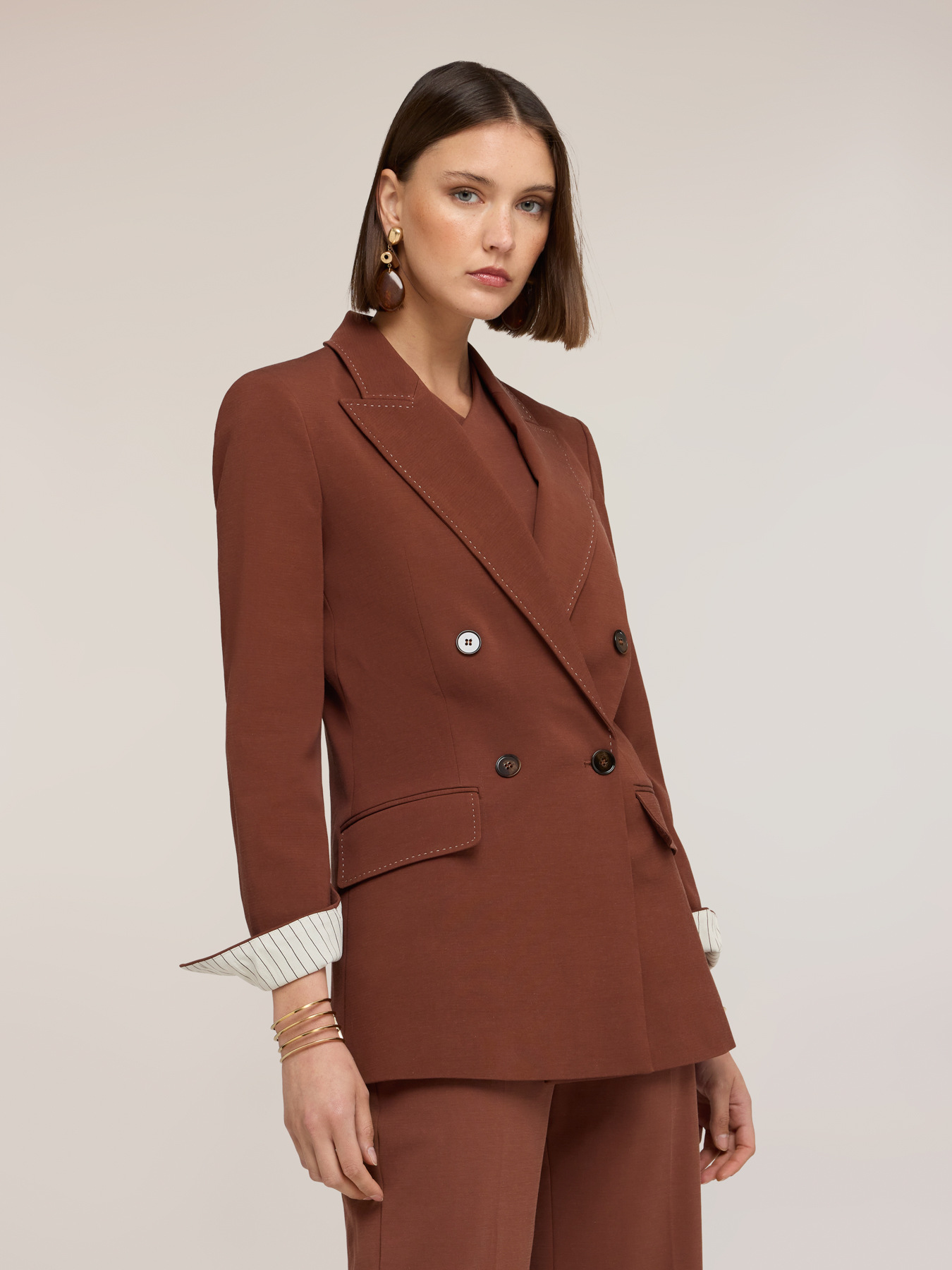 Giacca con impunture The Tailoring Lab image number 2